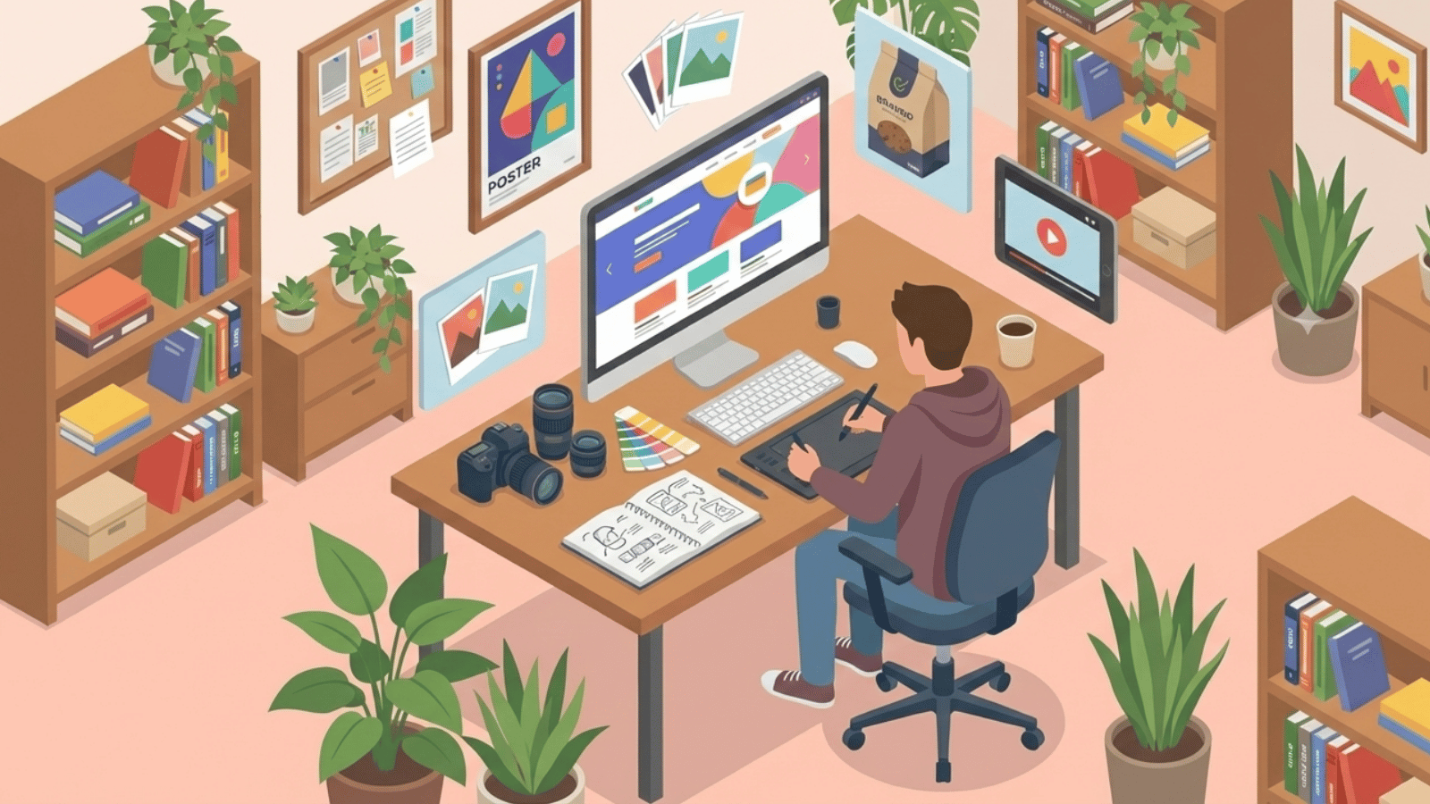 多ジャンル対応のクリエイティブ支援しているイメージ画像