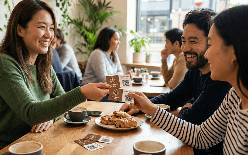紹介用として既存客に配布